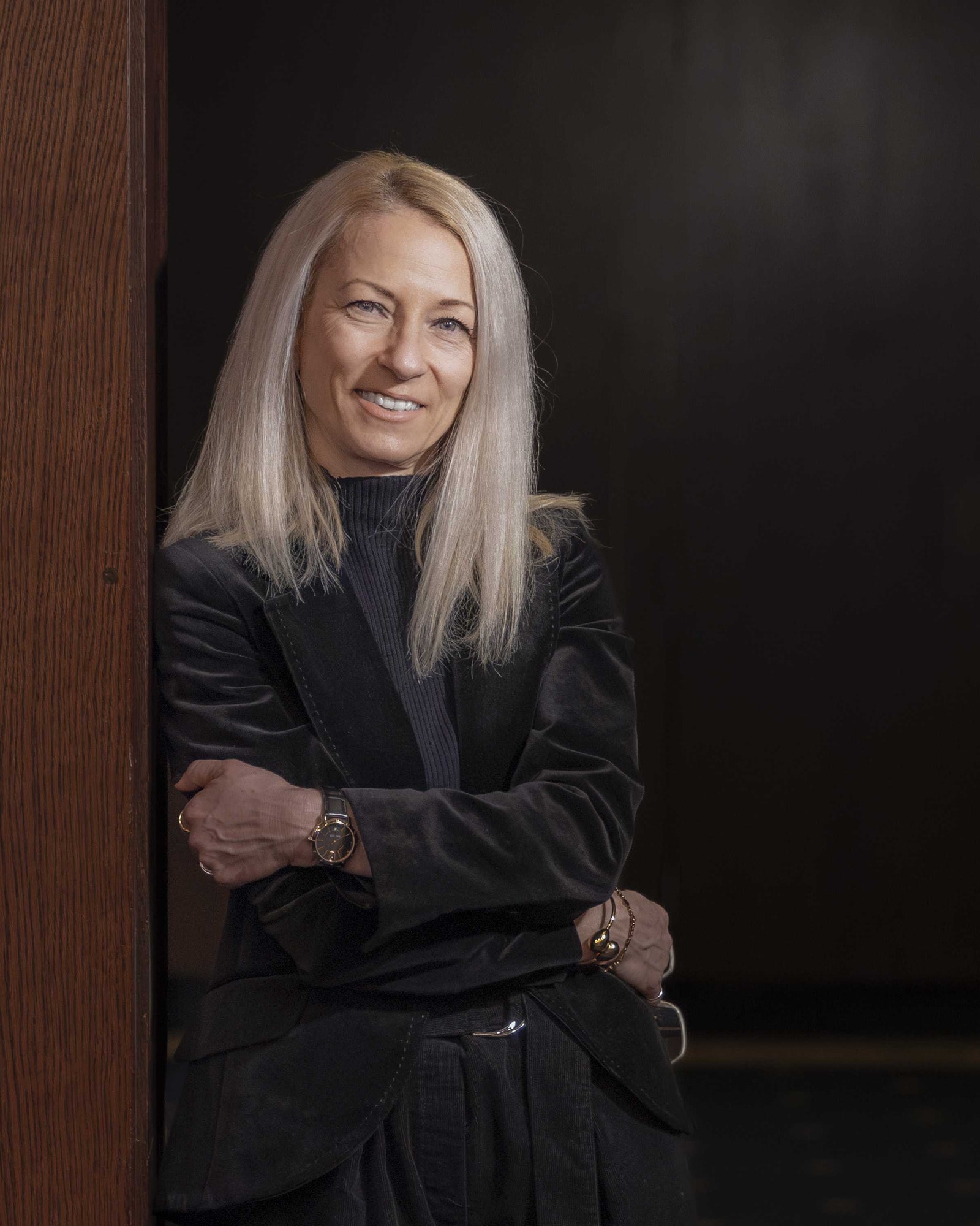Petya Penkova, manager medical division at SparkVision, standing for a portrait.